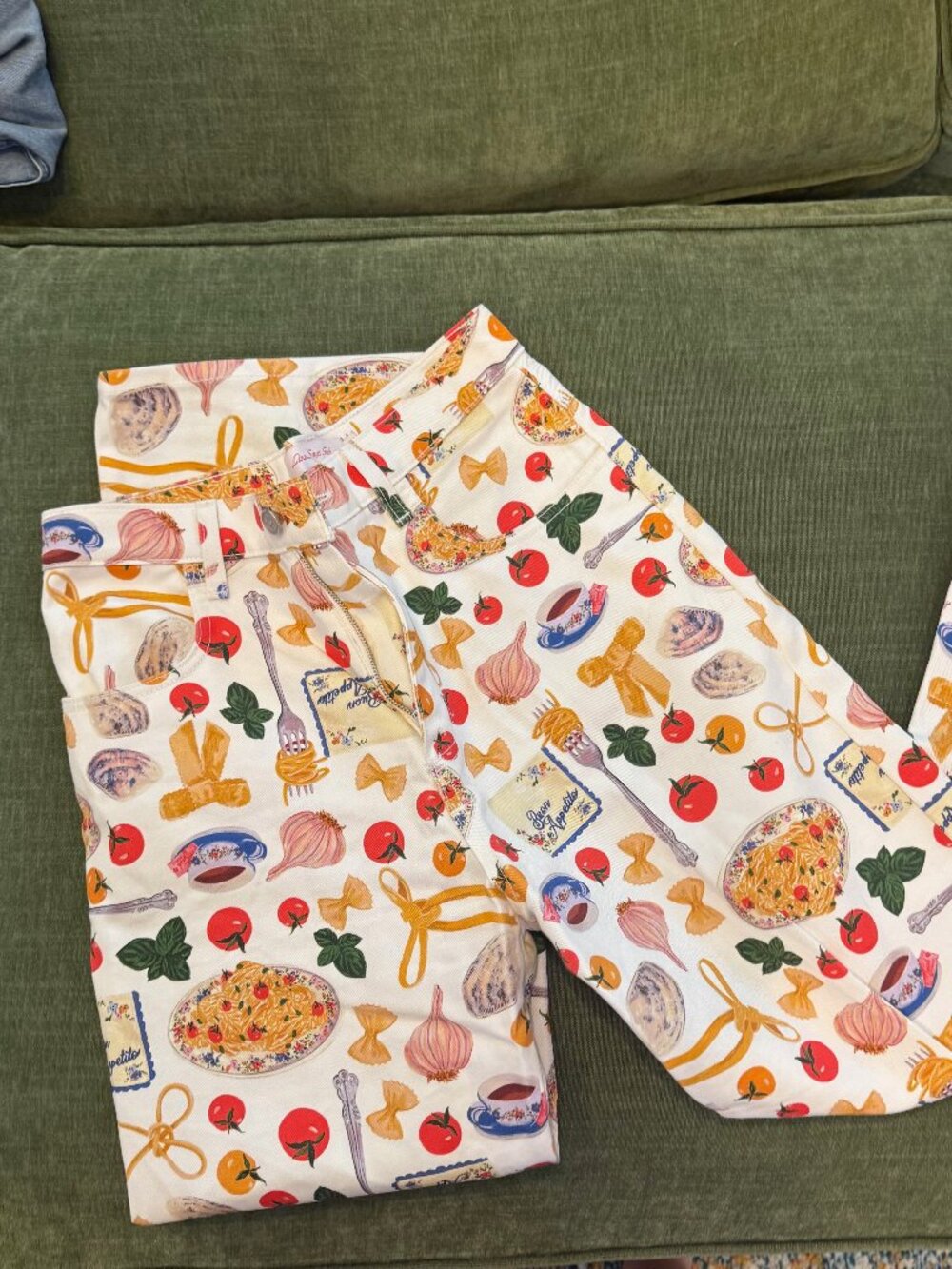 Robyn Jeans Womens Italian Summer Food Buon Appetito Print | Lisa Says Gah - Picture 2 of 7